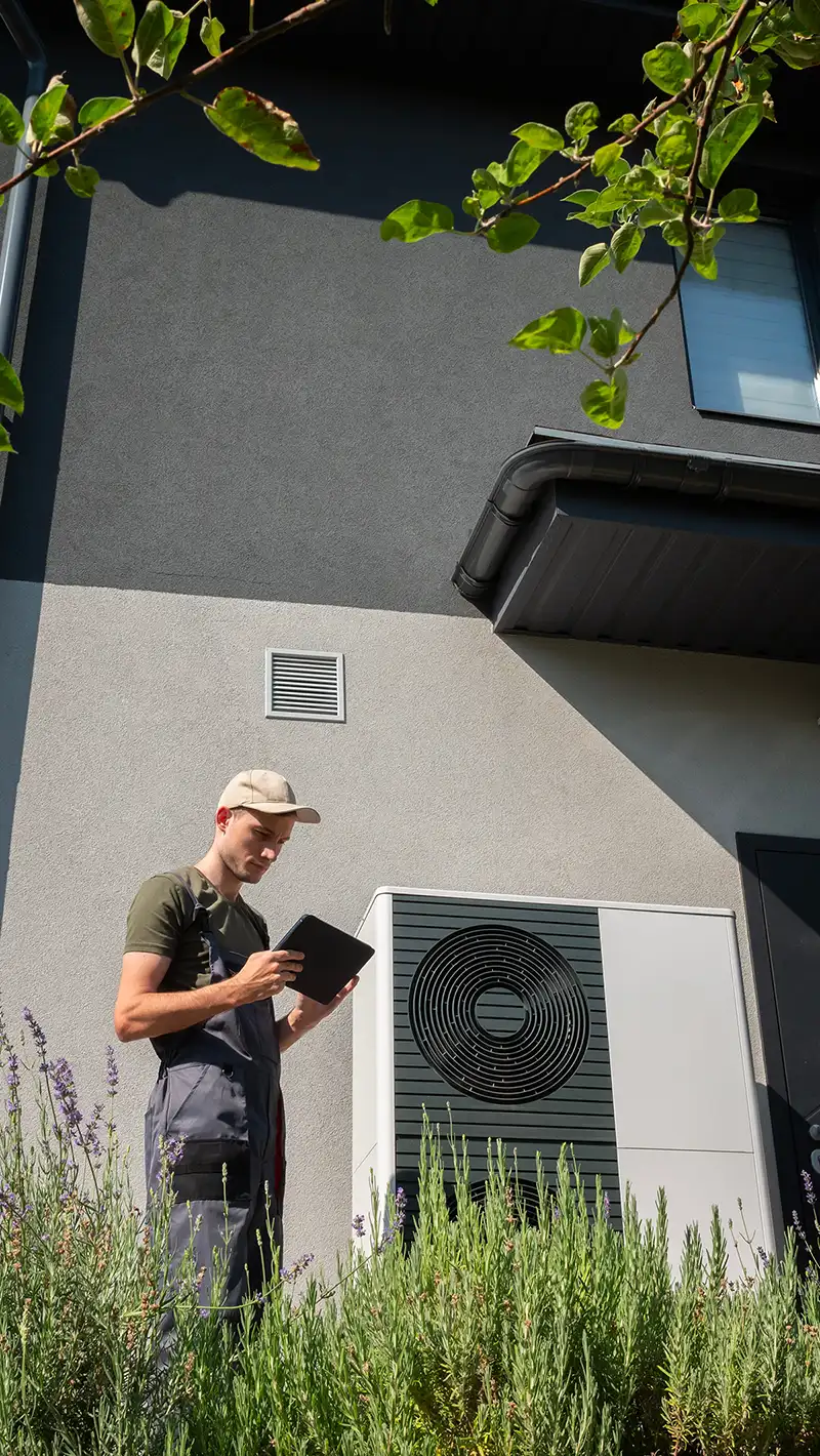 Pompe à chaleur air-eau installée par AG Clim 17 en Charente-Maritime