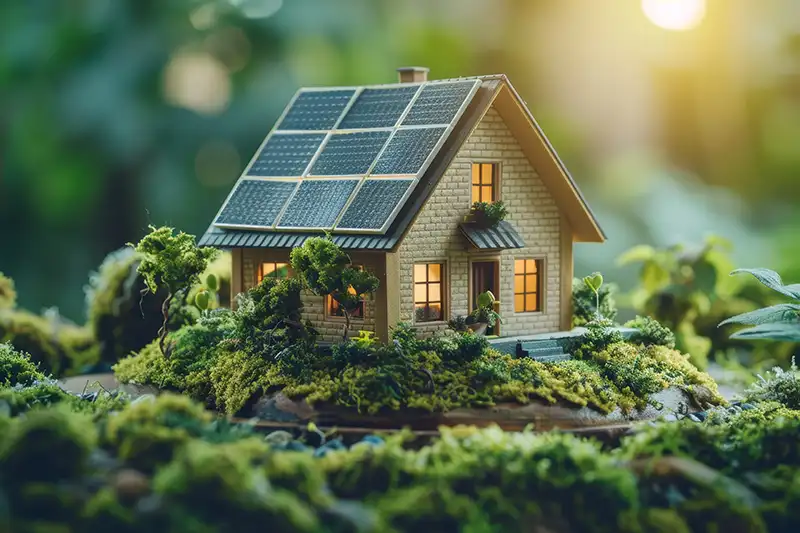 Installation photovoltaïque intégrée à une construction neuve RE 2020 par AG Clim 17