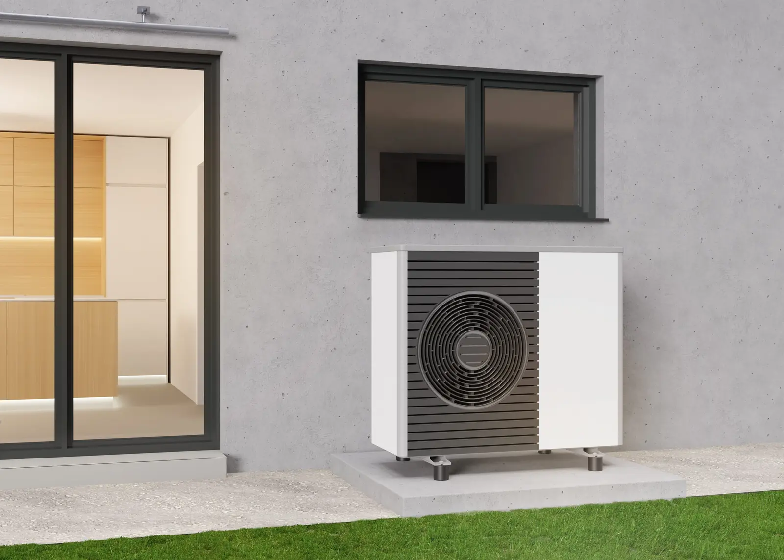 Installation pompe à chaleur air-eau monobloc AG Clim 17 en Vendée