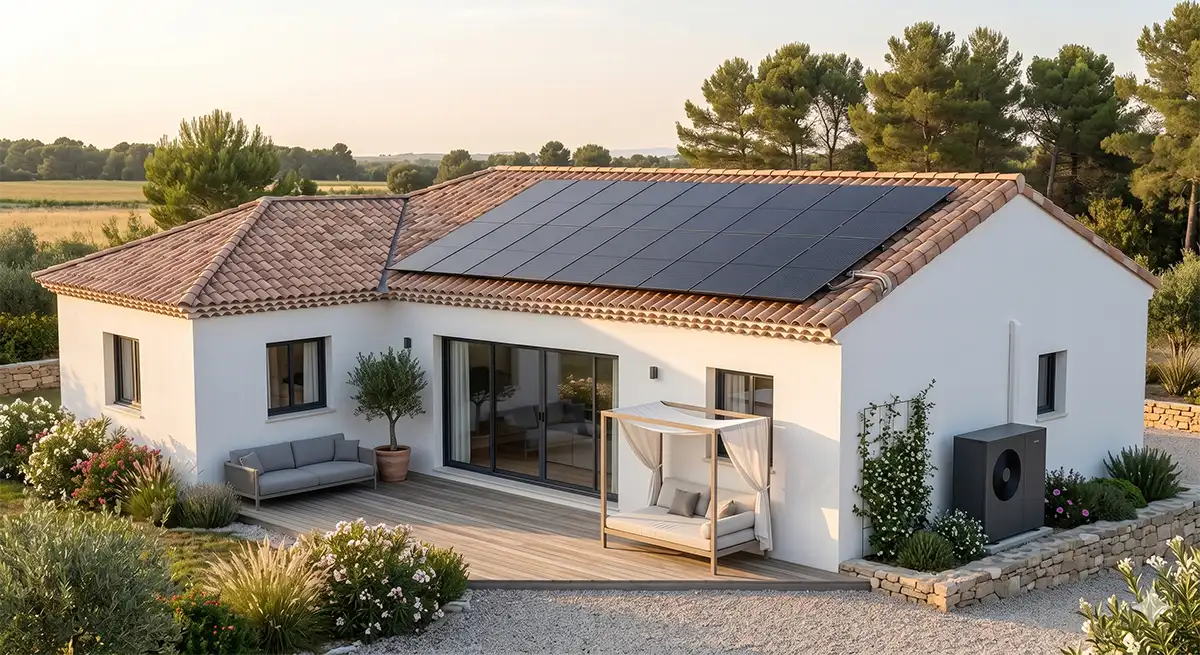 Panneaux solaires et pompe à chaleur installés par AG Clim 17 à Luçon