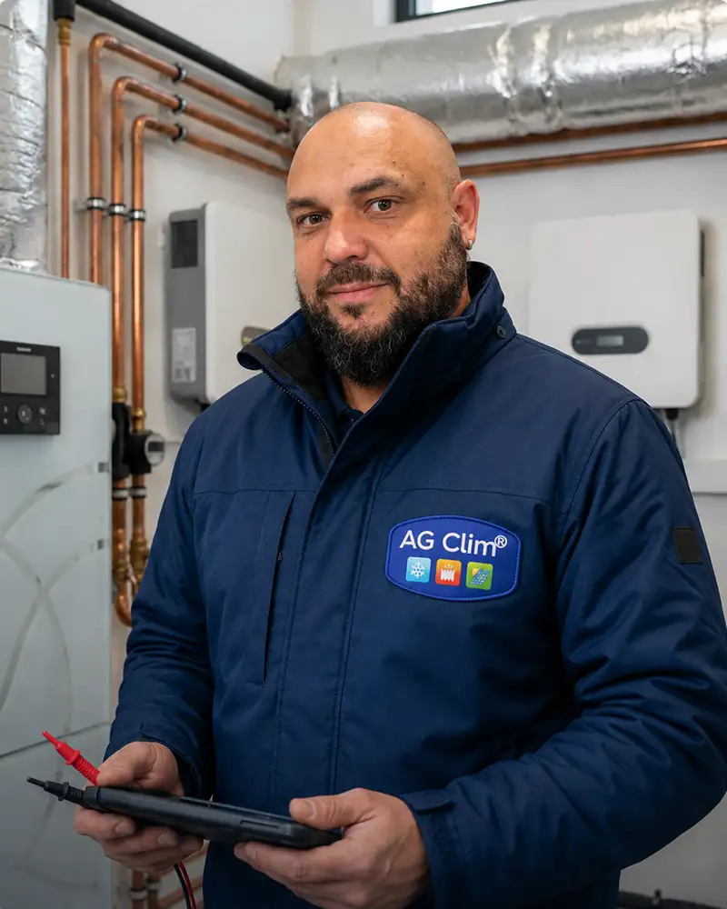 Anthony Goumard, dirigeant fondateur AG Clim 17
