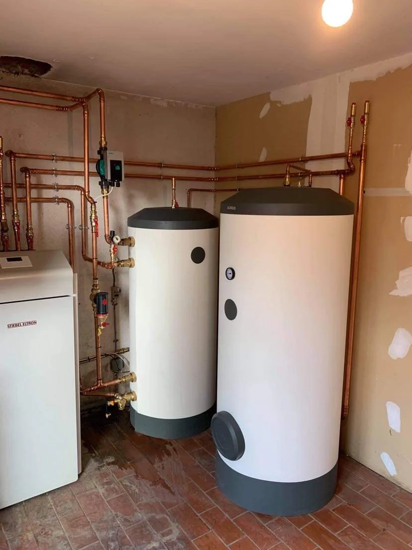 Pompe à chaleur eau-eau géothermique avec eau chaude sanitaire à La Rochelle